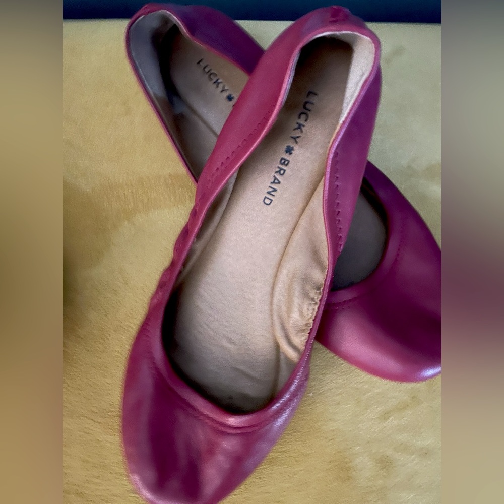 Red Blue Lucky Brand Shoes 10